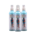 3 Blue Wonder flasker med spray